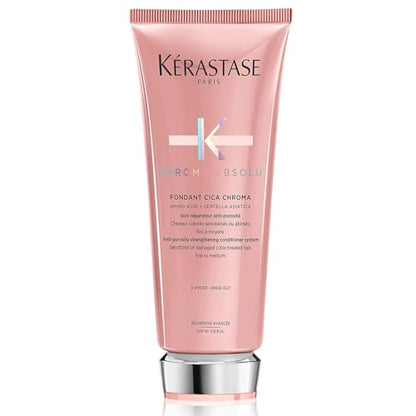 Acondicionador Fortalecedor Kerastase Chroma Absolu Cica Chroma para Cabello Sensible o Dañado - Antiporosidad, Mejora la Salud Capilar y Preserva la - imagen 4