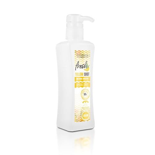SALERM - Crema Activadora de Rizos - Crema Amarilla Shot - 300 ml - Biokera Fresh - Rizos Definidos - Hidratación Profunda del Cabello - Elimina el - imagen 1