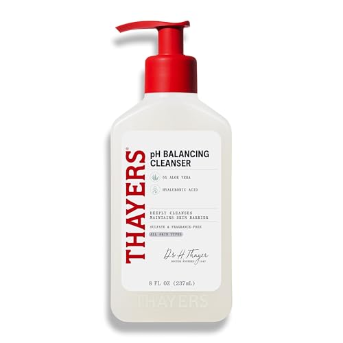 Limpiador Diario Equilibrante pH THAYERS, Gel Facial con Aloe Vera, Hidratante y Suave para Piel Seca, Grasa o Propensa al Acné, 8 FL Oz. - imagen 4
