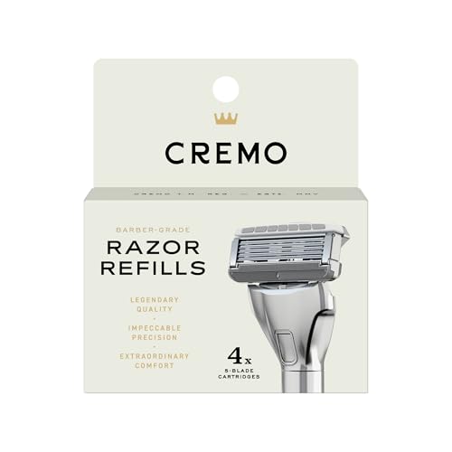 Recambios de Afeitado Cremo para Hombres, Maquinillas de Afeitar Superior, Compatibles con Maquinillas Cremo, Paquete de 4 - imagen 2