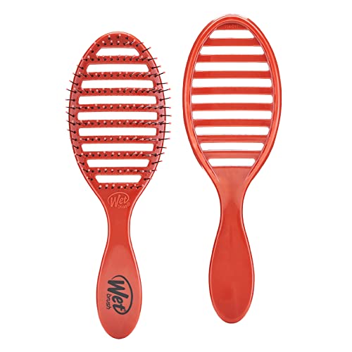 Cepillo para el cabello Wet Brush Speed Dry - Terracota (Free Spirit) - Diseño ventilado y cerdas HeatFlex ultra suaves, seguras para secado al aire, - imagen 4
