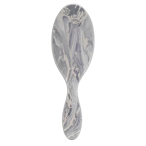 Cepillo Desenredante Wet Brush Original - Mármol Metálico, Plata - Para Todo Tipo de Cabello - Cerdas IntelliFlex Ultra Suaves que Deslizan sin Dolor - imagen 1