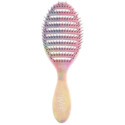 Cepillo para el cabello Wet Brush Speed Dry - Rayas (Color Wash) - Diseño ventilado y cerdas HeatFlex ultra suaves, seguras para secado con secador, - imagen 3