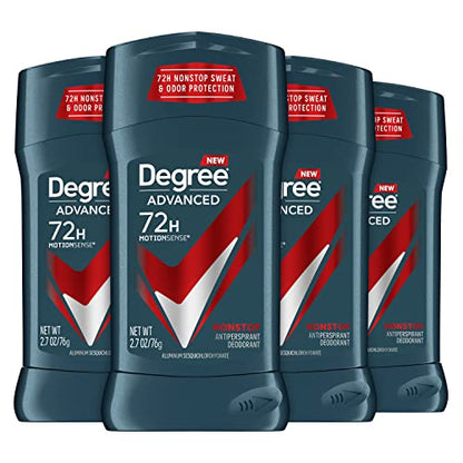 Desodorante Antitranspirante para Hombre Degree Men 72H Protección contra Sudor y Olores con Tecnología MotionSense 2.7 oz 4 Piezas - imagen 2