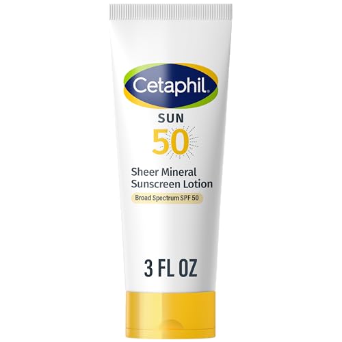 CETAPHIL Loción Solar Mineral Sheer para Cara y Cuerpo 3 fl oz 100% Mineral Filtros UVA/UVB: Óxido de Zinc & Dióxido de Titanio Amplio Espectro SPF - imagen 1