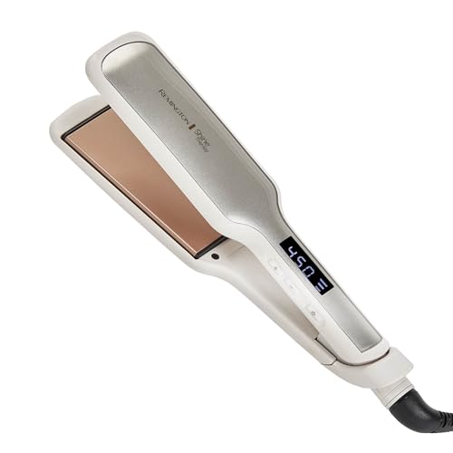 Plancha de Pelo Remington Shine Therapy de 2 Pulgadas, Alisadora Profesional Infundida con Aceite de Argán y Queratina, Cerámica para Menos Frizz y - imagen 4