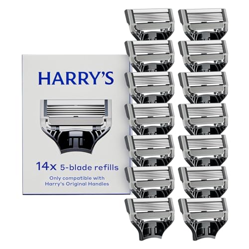 Cuchillas de Afeitar Originales Harry's para Hombre - Paquete de 14 - Recargas de Cuchillas de Afeitar de Alta Calidad - Ingeniería Alemana - imagen 3