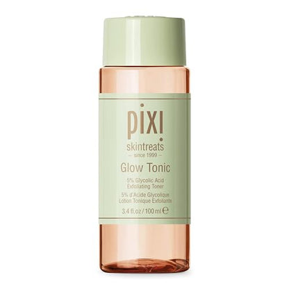 Tónico Facial Balancing Pixi Glow Tonic con Ácido Glicólico para Piel Radiante, Tónico Iluminador Diario (3.4 fl oz / 100 ml) - imagen 1