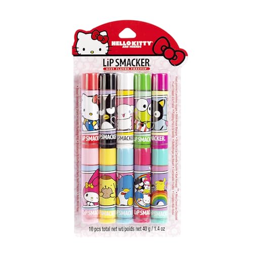 Pack de 10 bálsamos labiales hidratantes Lip Smacker Sanrio Hello Kitty y Amigos - Hidratante y protector - Cruelty-Free - imagen 3
