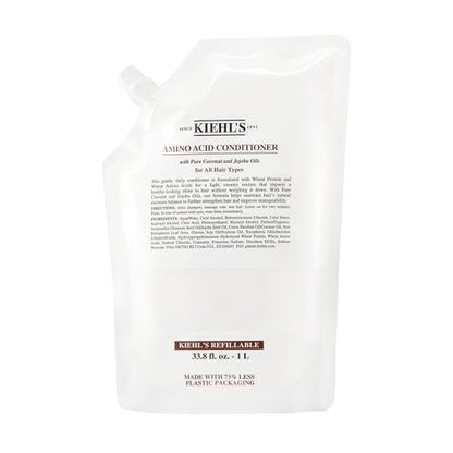 Acondicionador Kiehl's de Ácidos Amino, Tratamiento Fortalecedor e Hidratante para el Cabello con Aceites de Jojoba y Coco - Recarga de 1 Litro (33.8 - imagen 1