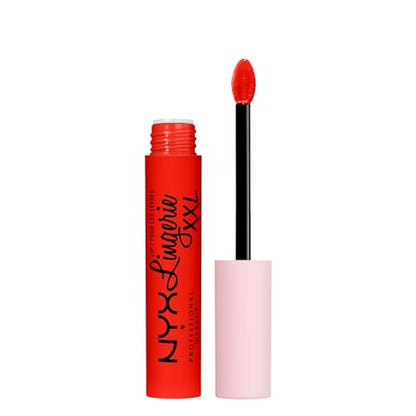 NYX PROFESSIONAL MAKEUP Lip Lingerie XXL Pintalabios Líquido Mate - On Fuego (Rojo Fuego) - imagen 1