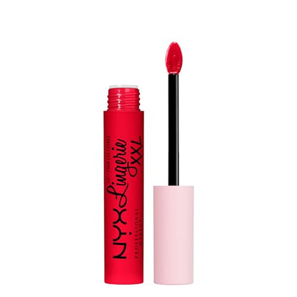 NYX PROFESSIONAL MAKEUP Lip Lingerie XXL Pintalabios Líquido Mate - Untamable (Rojo Ladrillo) - imagen 3