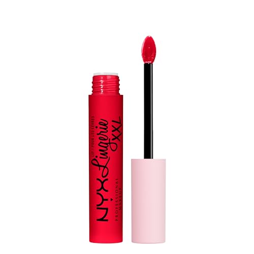 NYX PROFESSIONAL MAKEUP Lip Lingerie XXL Pintalabios Líquido Mate - Untamable (Rojo Ladrillo) - imagen 4