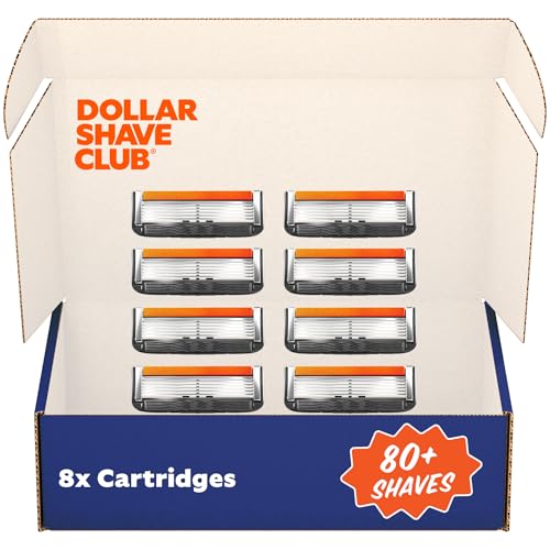 Dollar Shave Club | Recargas de Afeitar de 6 Cuchillas (Paquete de 8) | Cuchillas de Acero Inoxidable para un Afeitado Cercano y Cómodo - imagen 4