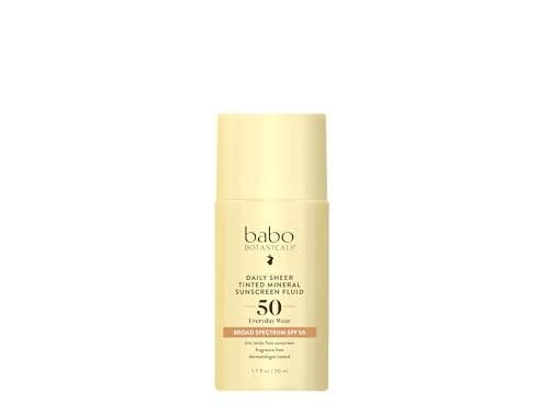 Babo Botanicals Protector Solar Mineral Tinte Diario SPF50 - Óxido de Zinc Natural - Aceite de Fruta de la Pasión - Tono Dorado - Sin Fragancia - - imagen 3