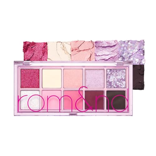 rom&nd Better Than Palette 102g (07 Berry Fuchsia Garden) | Paleta de Sombras de Ojos, 10 Tonos, Mate y Brillante, Alta Pigmentación, Larga Duración, - imagen 4
