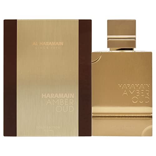 Haramain Al Amber Oud Gold Edition - Perfume Árabe Unisex - Fragancia Duradera con Notas de Bergamota, Jazmín, Pachulí, Almizcle y Vainilla - Eau de - imagen 1