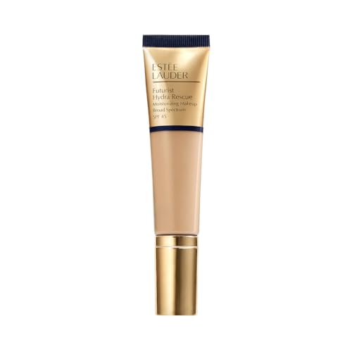 Estée Lauder Futurist Hydra Rescue Moisturizing Foundation Makeup SPF 45 for a 12-Hour Glow, 1.2 Fl Oz, 3W2 Cashew - imagen 1