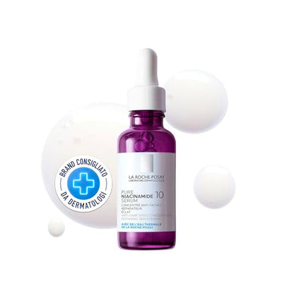 Suero Facial La Roche-Posay Niacinamida 10, Suero Antienvejecimiento y Aclarador con 10% de Niacinamida, Reduce Manchas Oscuras y Desigualdad en el - imagen 4