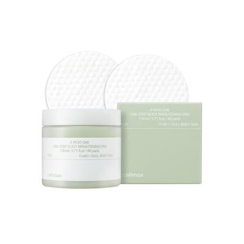 celimax ONE STEP Almohadilla Corporal Aclarante | con Té Verde y Trufa Blanca, para Axilas, Rodillas y Codos, Exfoliante Suave e Hidratante, 110ml - imagen 1