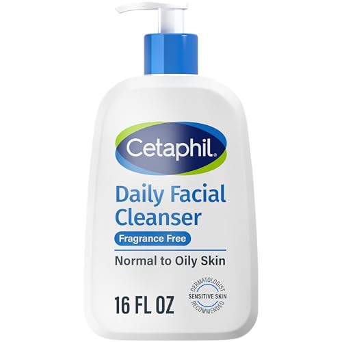 Limpiador Facial Cetaphil, Gel de Limpieza Diaria para Piel Sensible y Mixta a Grasa, 16 Oz, Sin Fragancia, Espuma Suave, Sin Jabón, Hipoalergénico - imagen 1