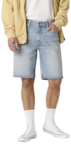 Pantalones cortos de mezclilla Levi Strauss Signature Gold para hombres grandes y altos, color Sandstorm, talla 46 - imagen 4