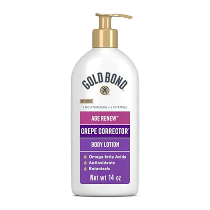 Loción Corporal Gold Bond Age Renew Crepe Corrector, Fórmula Rehidratante y Suavizante, 14 oz - imagen 3