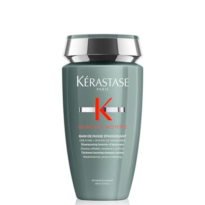 Champú Kerastase Genesis Homme Bain De Masse para Hombre - Champú Engrosante y Fortalecedor, Limpia Cabello y Cuero Cabelludo Débil, 8.5 Fl Oz - imagen 2