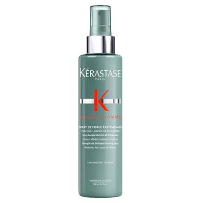 Kerastase Genesis Homme Spray De Force Espuma Voluminizadora para Hombre - Fortalecedora para Cabello Débil, 5.1 Fl Oz - imagen 1
