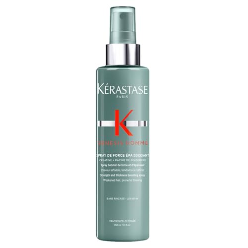 Kerastase Genesis Homme Spray De Force Espuma Voluminizadora para Hombre - Fortalecedora para Cabello Débil, 5.1 Fl Oz - imagen 3