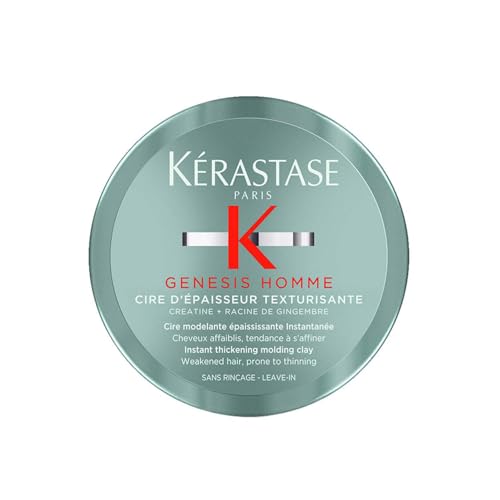 Cera Texturizante Ligera Kerastase Genesis Homme para Hombre, Aporta Textura y Grosor, Para Cabello Débil, 2.5 Fl Oz - imagen 3