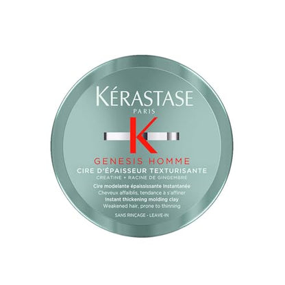 Cera Texturizante Ligera Kerastase Genesis Homme para Hombres, Aporta Textura y Grosor, para Cabello Débil, 2.5 Fl Oz - imagen 2