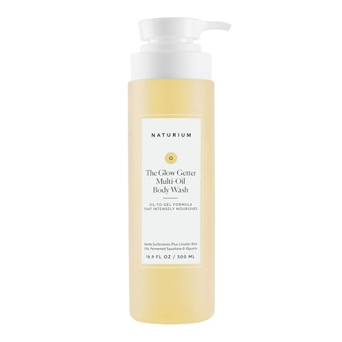 Naturium The Glow Getter Multi-Oil Gel de Ducha Hidratante, Limpiador Suave, 16.9 oz - imagen 1