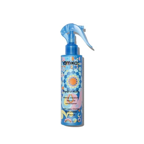 amika Hydro Rush Acondicionador Sin Aclarado Intenso con Ácido Hialurónico, 200ml | Para Todo Tipo de Cabello, Hidratación Duradera, Desenreda y - imagen 1