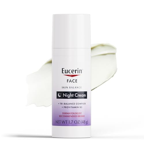 Crema de Noche Eucerin Skin Balance para Piel Sensible, Hidratante Facial Enriquecido con Tri-Balance Complex, 1.7 Oz - imagen 3