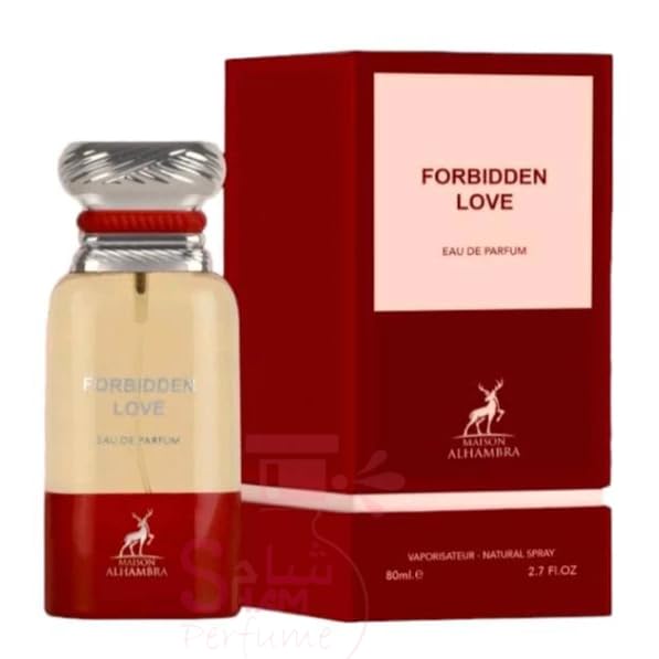 Maison Alhambra Forbidden Love – Gourmand, Fruity, Amber, Sweet – Eau de Parfum Spray Long-Lasting Fragrance for Unisex, 2.7 Ounce / 80 ml - imagen 1