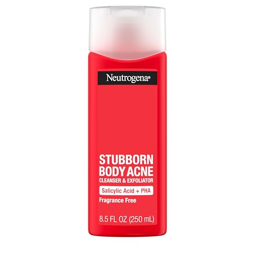 Gel de Ducha Neutrogena con Ácido Salicílico y PHA para Acné Persistente, Limpiador Exfoliante para Pecho y Hombros, 8.5 Fl Oz - imagen 2