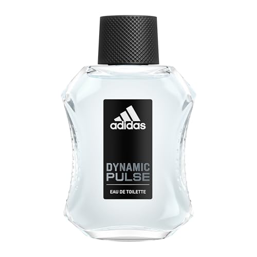 Adidas Dynamic Pulse Eau de Toilette 3.3 oz (Pack de 1), Fragancia Masculina, Notas de Menta, Manzana y Madera, Aroma Deportivo, Tamaño de Viaje - imagen 1