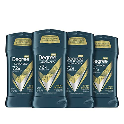 Desodorante Antitranspirante para Hombre Degree Men Advanced 72 Horas Protección contra Sudor y Olores Sport Defense con Tecnología MotionSense 2.7 - imagen 4