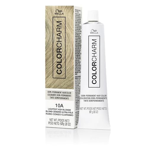 COLORCHARM Coloración Capilar Demi Permanente 10A Rubios Ceniza Más Claro Brillo, Refresca y Tonifica 2 Fl Oz - imagen 1