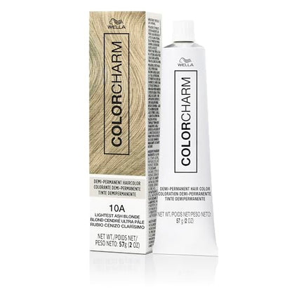 COLORCHARM Coloración Capilar Demi Permanente 10A Rubios Ceniza Más Claro Brillo, Refresca y Tonifica 2 Fl Oz - imagen 4