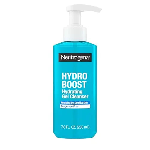 Neutrogena Hydro Boost Gel Limpiador Facial Hidratante, Sin Fragancia, con Ácido Hialurónico, 7.8 fl. oz - imagen 1