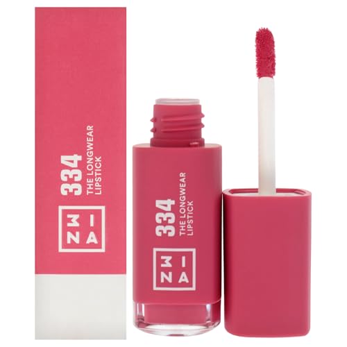 3Ina Pintalabios de Larga Duración - 334 Rosa Brillante para Mujeres - 0.20 oz - imagen 2