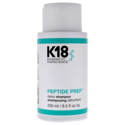 Champú Desintoxicante K18 PEPTIDE PREP™ a Prueba de Color, Limpieza No Abrasiva, pH Optimizado, Elimina Residuos, Suciedad, Aceites y Metales, 8.5 Fl - imagen 2