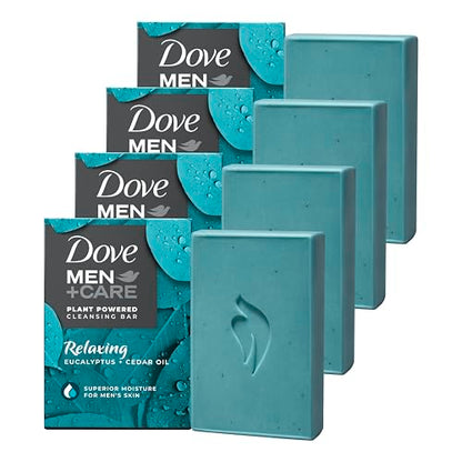 DOVE MEN + CARE Hidratante a Base de Plantas con Eucalipto para Piel Masculina, 5 Onzas (paquete de 4) - imagen 2
