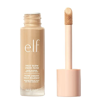 e.l.f. Halo Glow Liquid Filter, Potenciador de Complexión para un Acabado Radiante y Suave, Infundido con Ácido Hialurónico, Vegano y Libre de - imagen 2