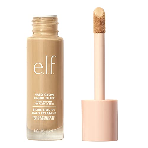 e.l.f. Halo Glow Liquid Filter, Booster de Complexión para un Acabado Radiante y Suave, Infundido con Ácido Hialurónico, Vegano y Libre de Crueldad, - imagen 1