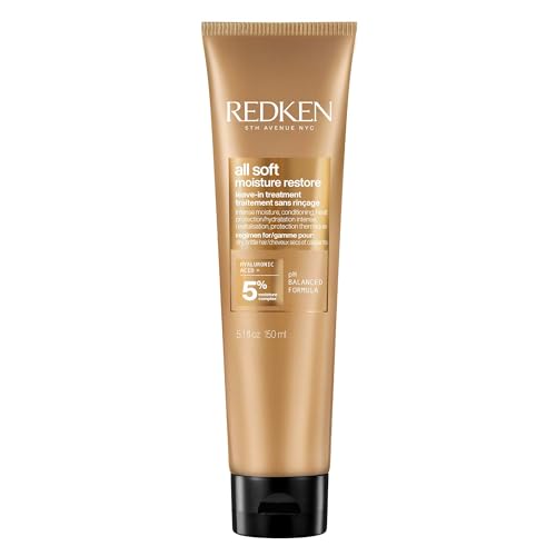 Redken All Soft Tratamiento Leave-In Restaurador de Hidratación | Con Ácido Hialurónico y Aceite de Argán | Tratamiento para Cabello Seco y Frágil | - imagen 1