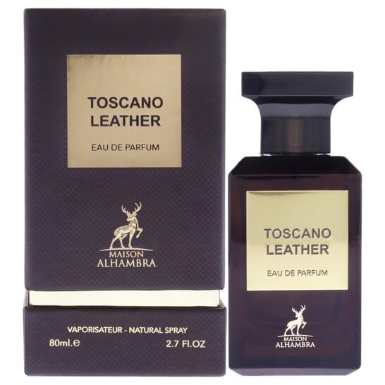 ALHAMBRA TOSCANO EAU DE PARFUM SPRAY DE CUERO 2.7 OZ PARA HOMBRES - imagen 4