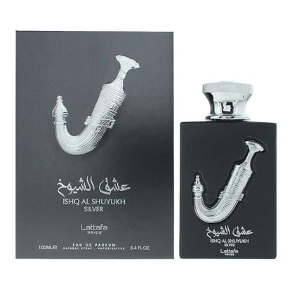 Lattafa Perfumes Ishq Al Shuyukh Silver Eau de Parfum Spray Unisex, 3.4 Onzas - imagen 2